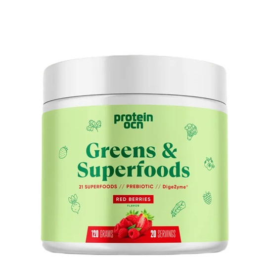 Protein Ocean Greens & Super Foods Red Berries 120 Gr