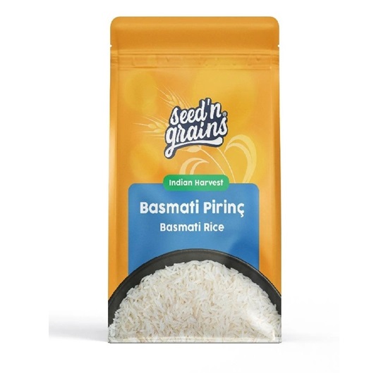 Seed n Grains Basmati Pirinç 1000 Gr