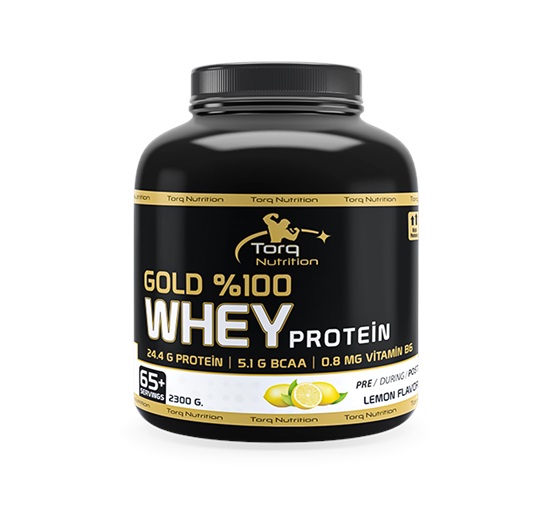 Torq Nutrition Gold %100 Whey Protein 2300 Gr - Limon