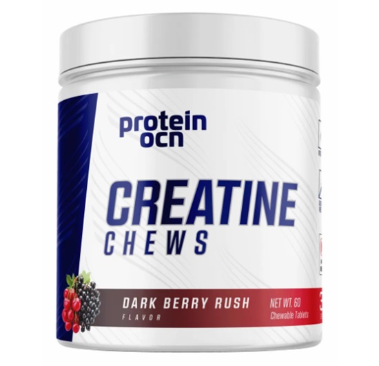 Protein Ocean CREATINE CHEWS Dark Berry Rush 60 Tablet