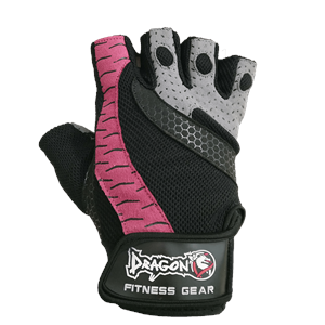 Dragon 1787 Lady Siyah-Pembe Eldiven - M