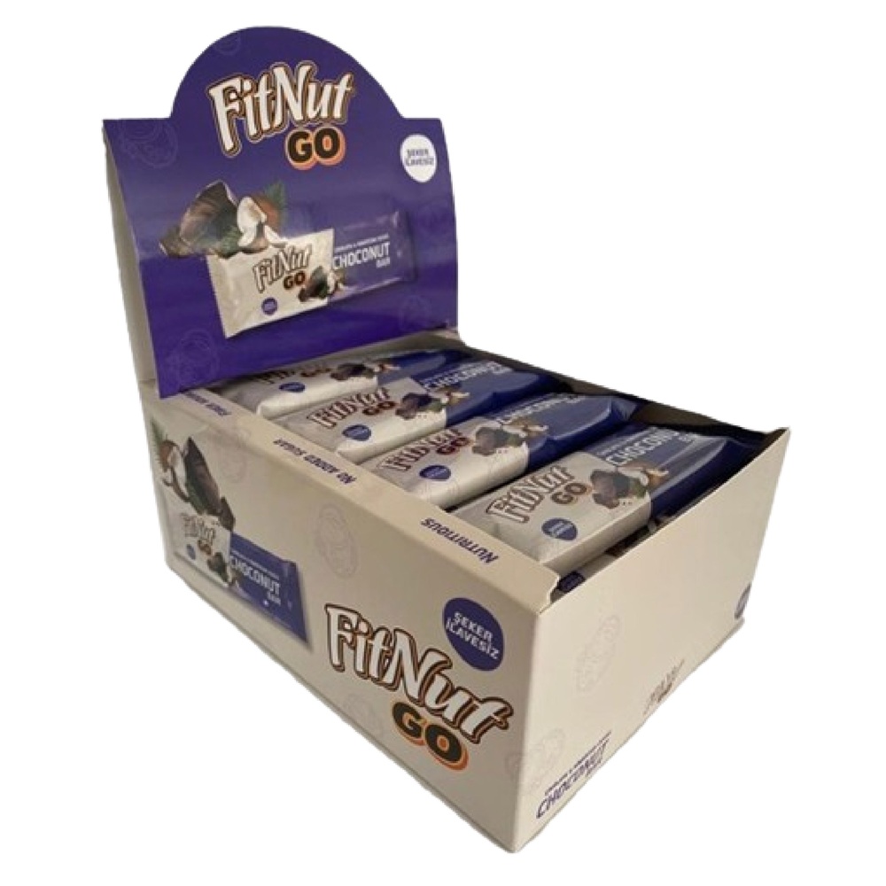 Fitnut Go Bar Çikolata Hindistan Cevizi 12 Adet