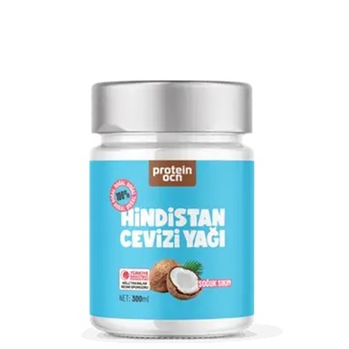 Protein Ocean %100 Soğuk Sıkım Hindistan Cevizi Yağı 300 mL