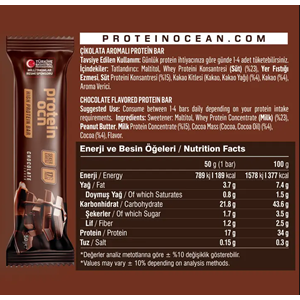 Protein Ocean Protein Bar Çikolata 1 Adet