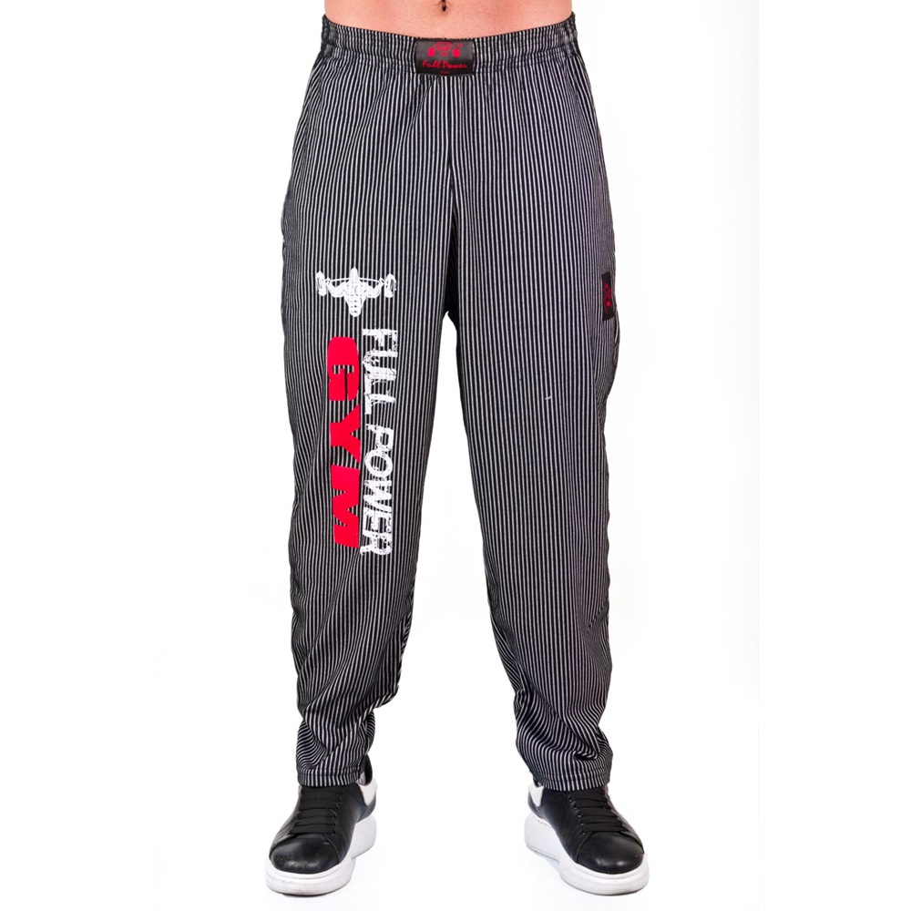 Full Power Gym Eşofman Çizgili - Siyah - S